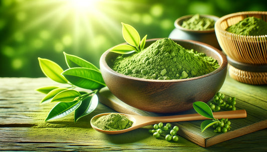 Mineralien und Vitamine von Matcha